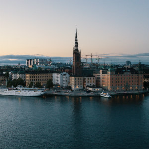 The Stockholm city skyline